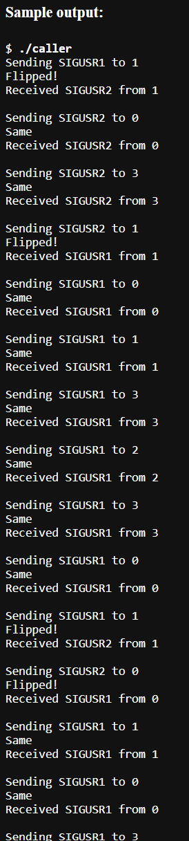 ***UTILIZING C*** We will finish two programs: caller.c will make NUM_CHILDREN child