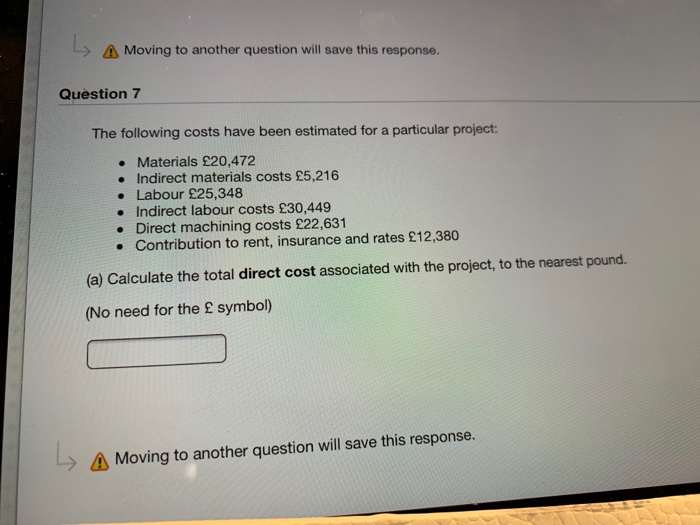 question will save this response. Question 8 10 points A now company