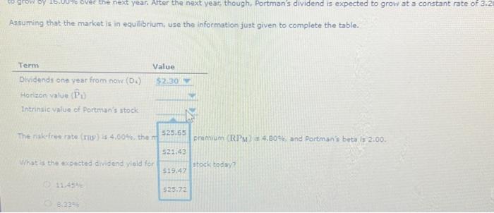 a constant rate of 3.2 Assuming that the market is in equilibrium,