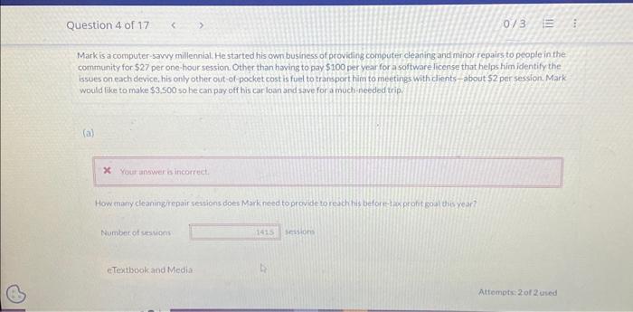  Mark is a computer-savvy millennial. He started his own business of