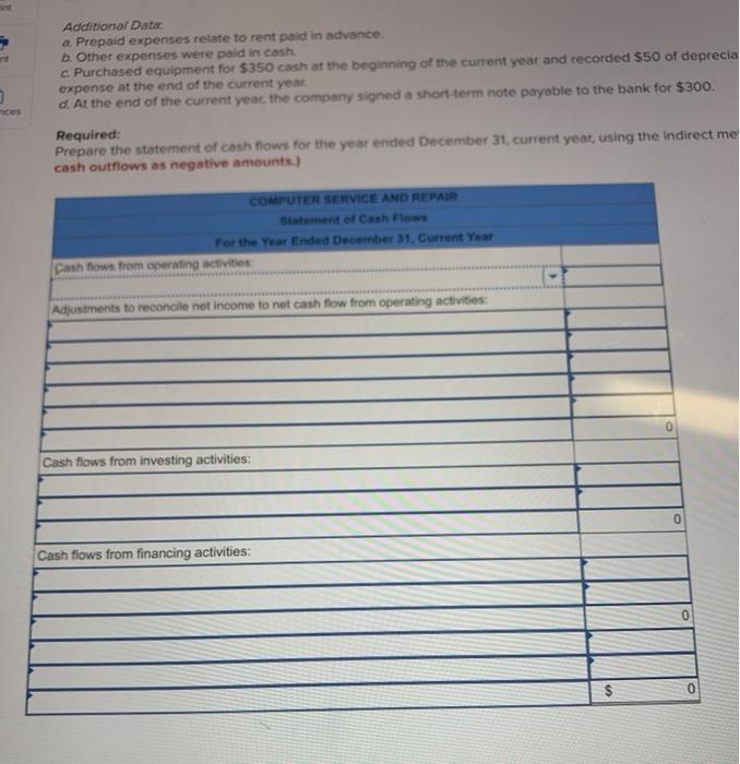 Preparing a Statement of Cash Flows (Indirect Method) LO12-2. 12-4. 12-6 Computer