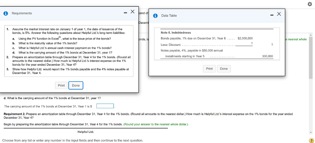 reported the following data on December 31, Year 1 (end of the