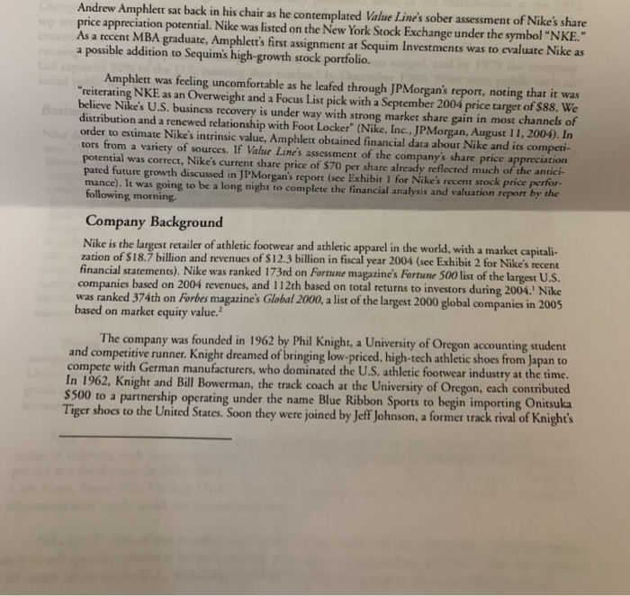 create an SBU analysis based on nikes 2004 annual report. where would