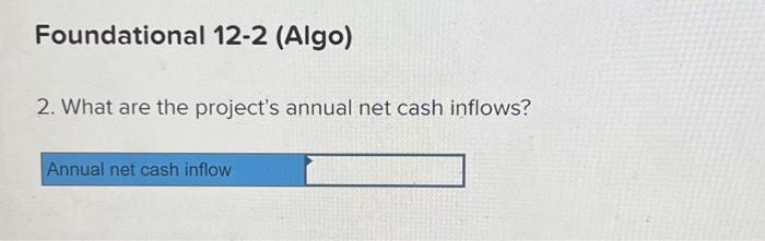net cash inflows? (Round your final answer to the nearest whole dollar