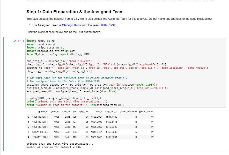 Test for the Population Mean (II) A team averaging 110 points is