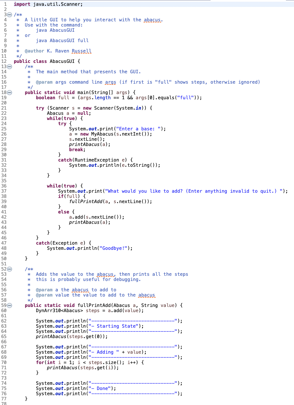 48 if(size == capacity () { setCapacity(2 * capacity()); for(int i =