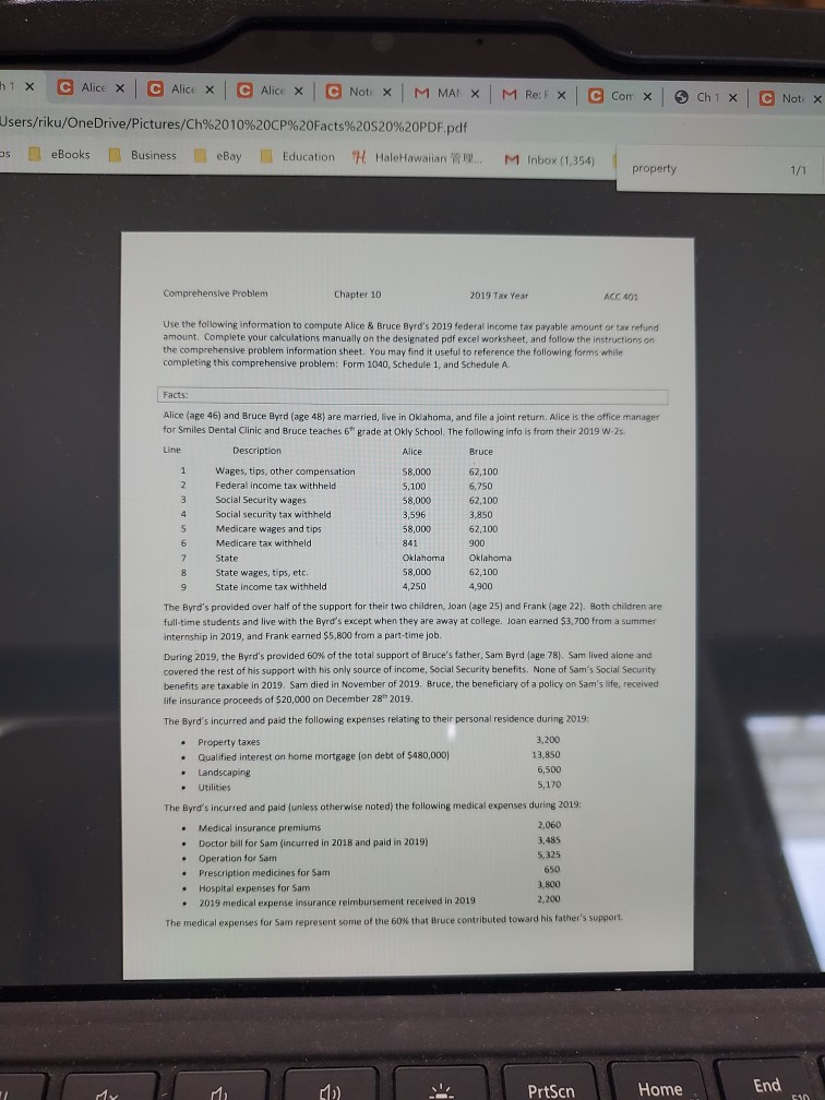  Com X Ch 1 X Not X th1 x C Alice