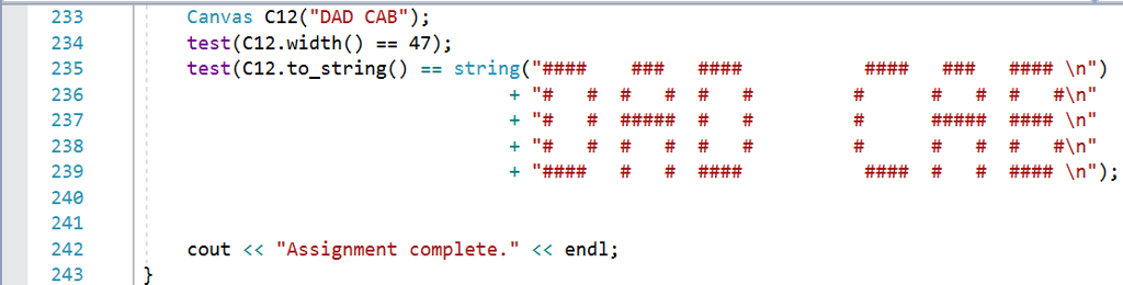 // Uncomment the "interactive_mode..." line below to // use your Canvas implementation