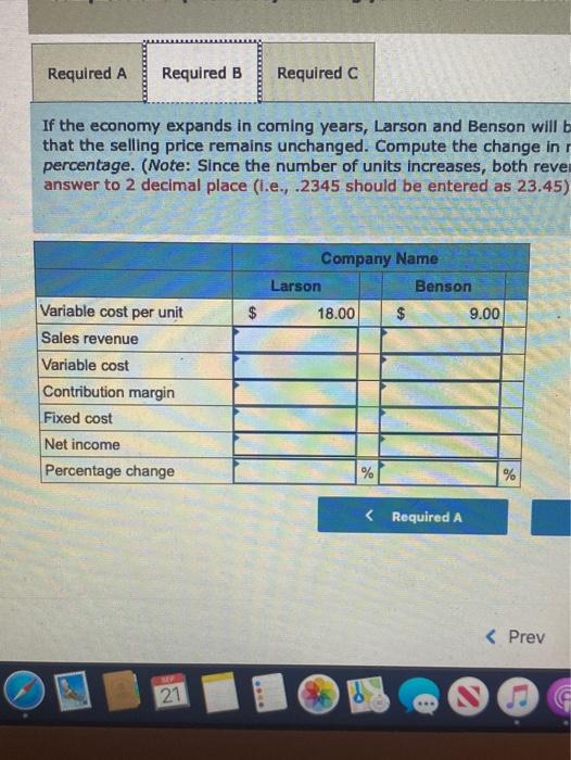 nervous, however, about future economic volatility. He asks you to analyze the
