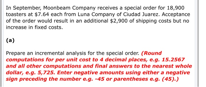 the first 8 months of 2017, the company reported the following operating