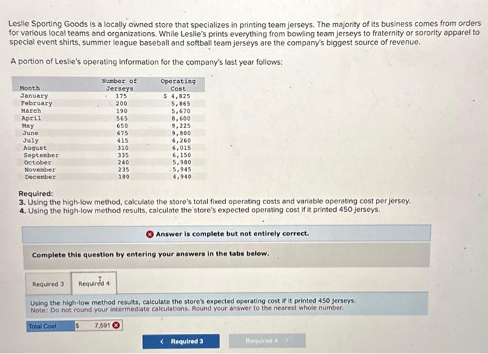 wrong Leslie Sporting Goods is a locally owned store that specializes in