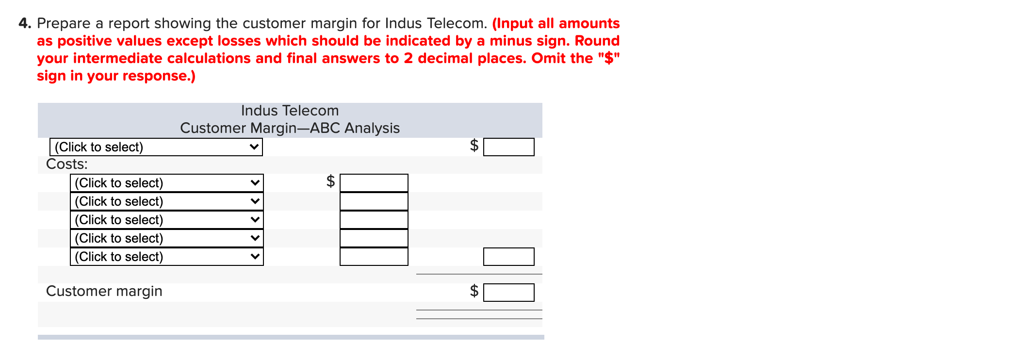 Number of direct labor-hours support Order processing Number of orders Customer support