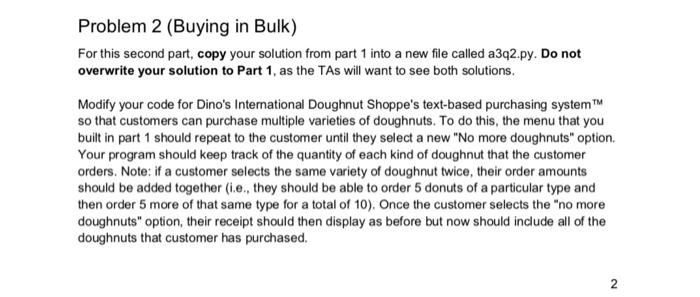 TAs will want to see all of them Modify your code from