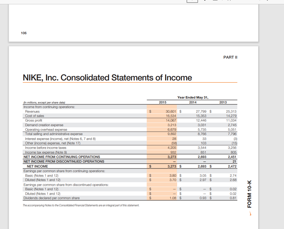 Nike. On Canvas you can find the annual report by Nike for