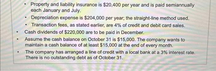 are projected to increase by 15% in November and another 25% in