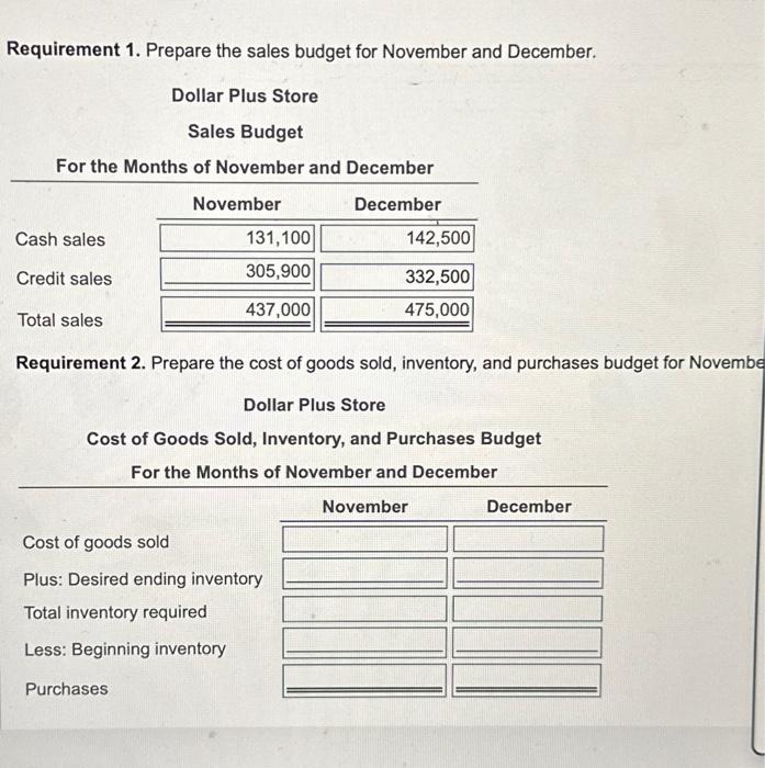 December and then return to the October level in January. - 30%