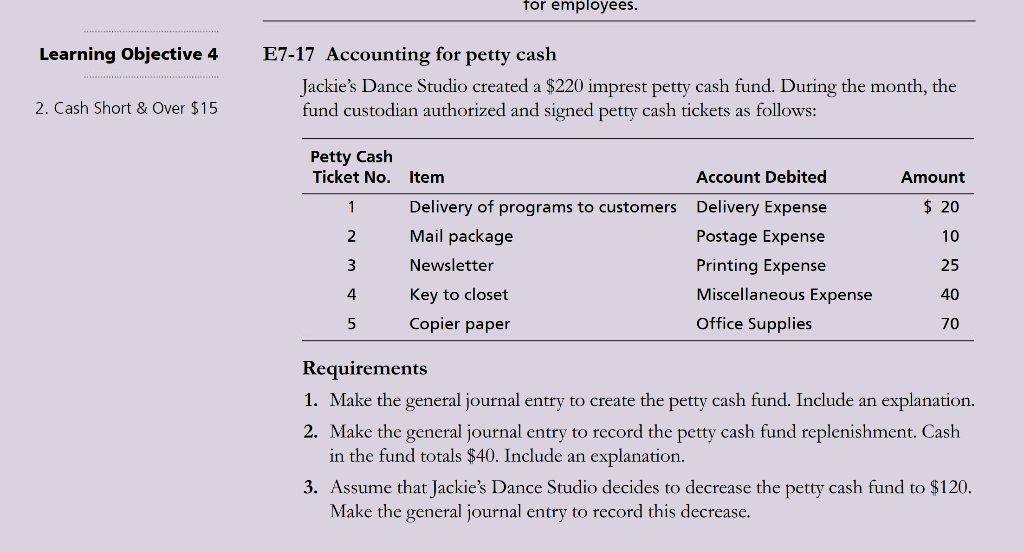  Please explain your answer. Thank you. tor employees. Learning Objective 4
