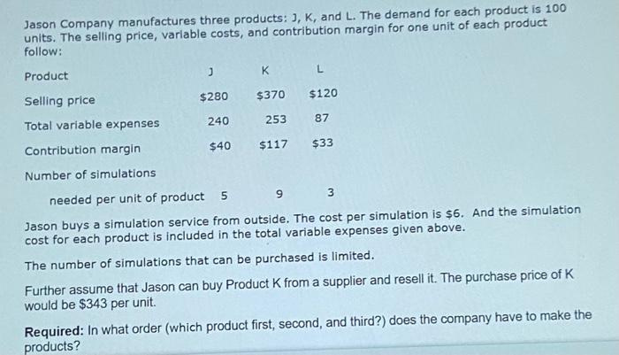  please help. it is all one question but different parts. Jason