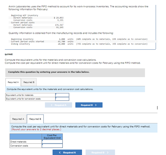 FIFO its The records amity is me tc'tminq: end FIFO od unit