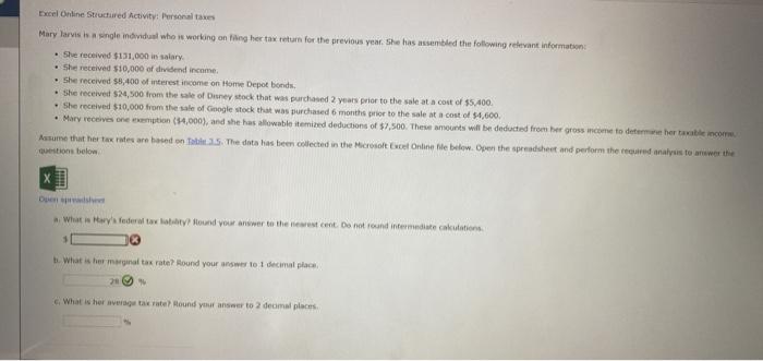 Home Depot bonds. She received $24,500 from the sale of Disney stock