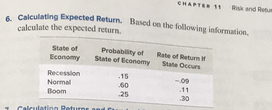 Please show work that is not on excel please. Thank you. CHAPTER