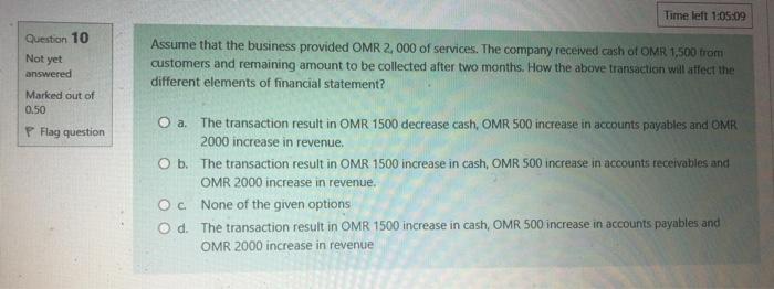 Time left 0 Question 14 Not yet A business purchased some Tools