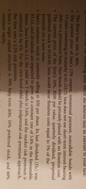  Answer K,L, & M please.. leonowing data, which she believes may