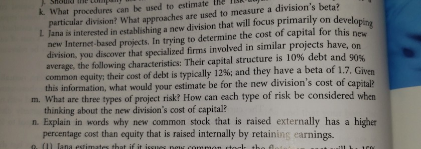 be relevant to your task: The firm's tax rate is 40%. The
