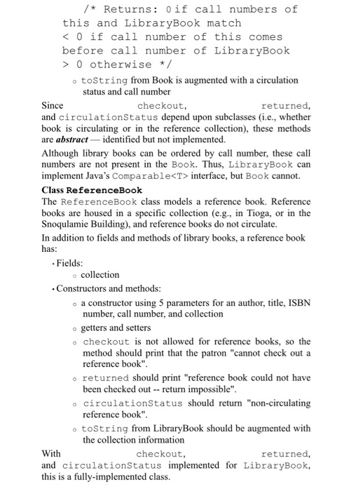 public class Library { // Declare a List of LibraryBook ArrayList bookList;