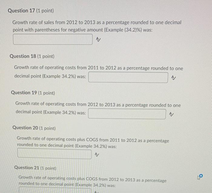 Common-size income statements (b) Effective tax rates (c) Growth rates of sales