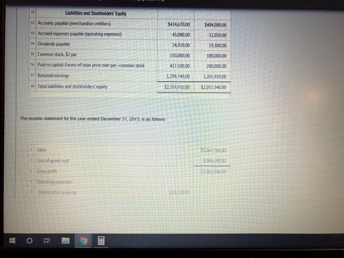 clearly. Thank you. Statement of cash flows-direct method applied to PR 13-1A