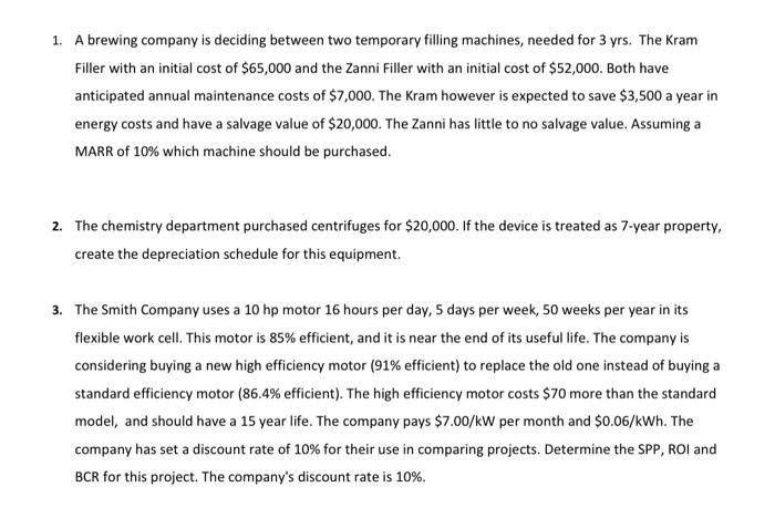  For each problem, solve the analysis with the provided equations in