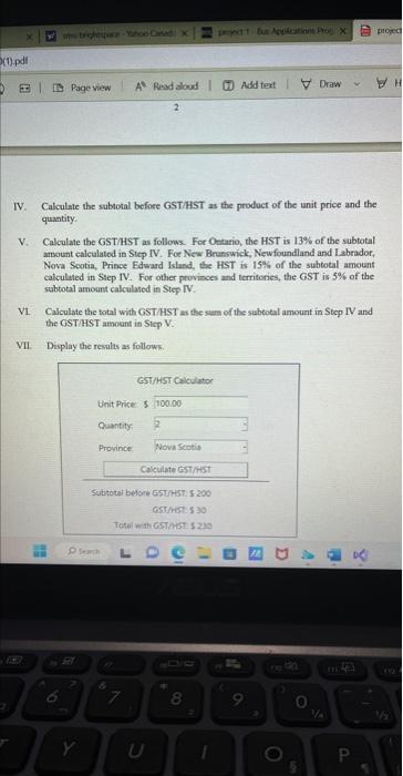 lot thank you Creale a VB.NAT windows forms application for calculating GST/HST.