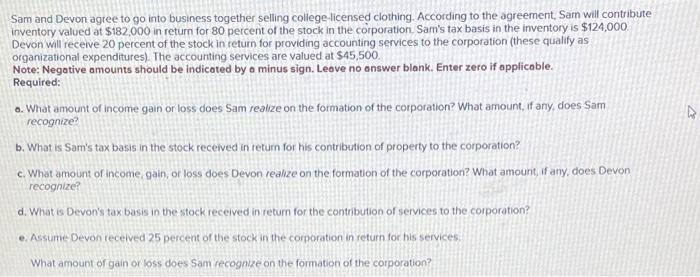 basis in the stock received in return for his contribution of property