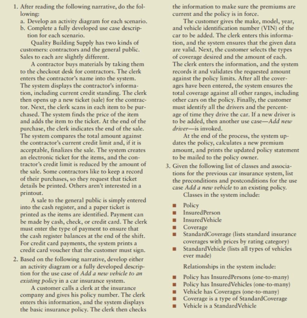 Need help with Questions 2 & 3 1. After reading the following