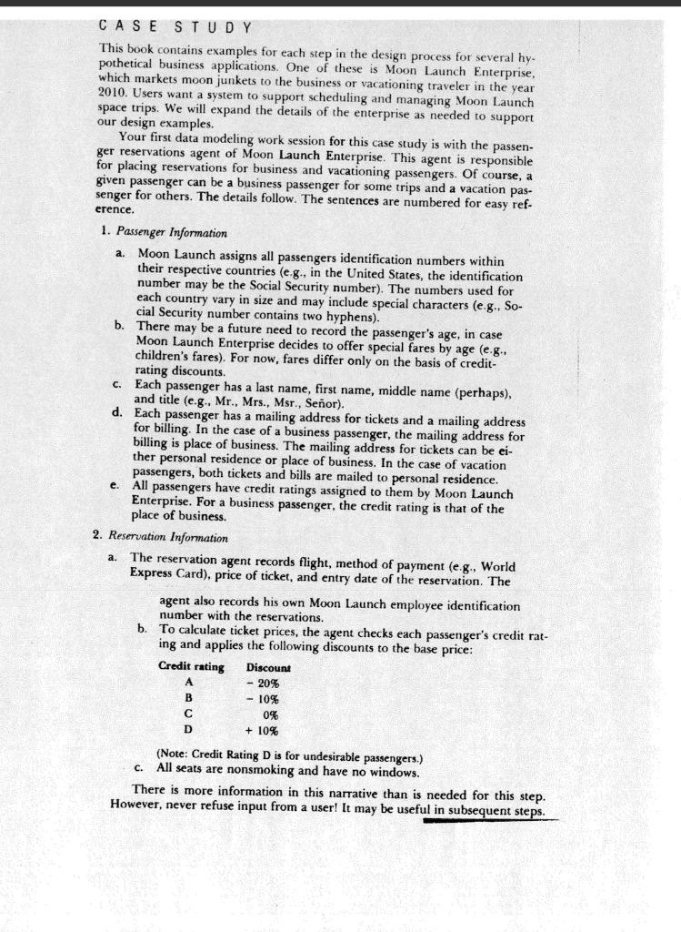 can someone please help me with the conceptual data model for this?