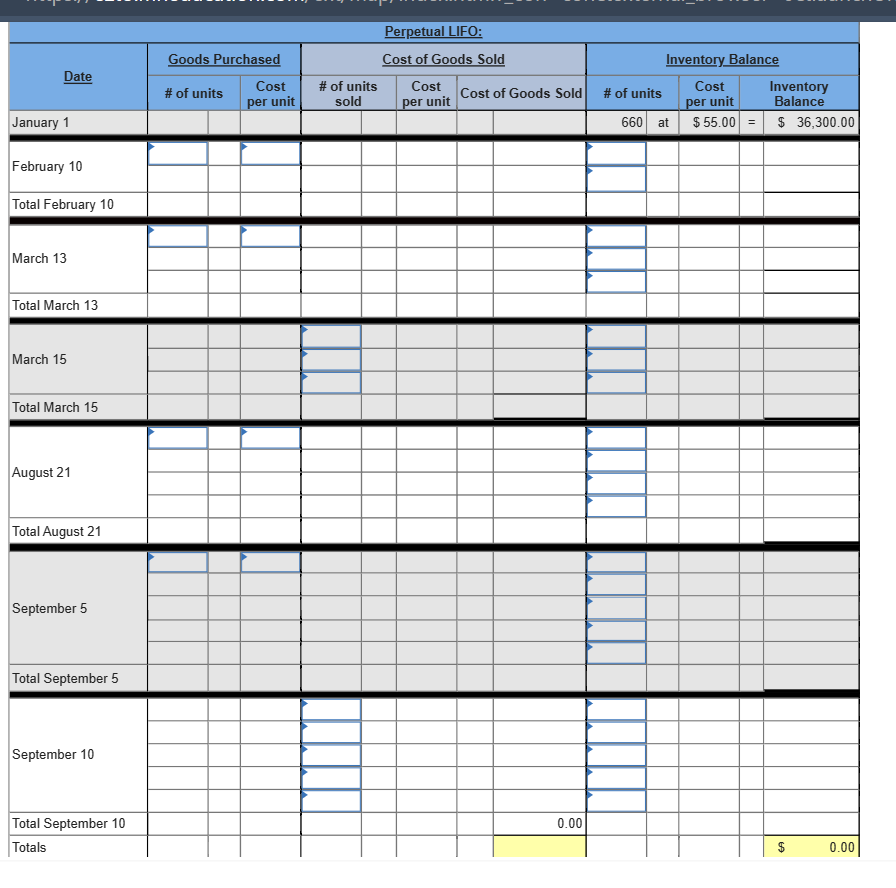 number of units available for sale. 2. Compute the number of units