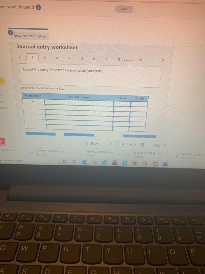 the questions displayed below.] Marcelino Co's March 31 Inventory of raw materials