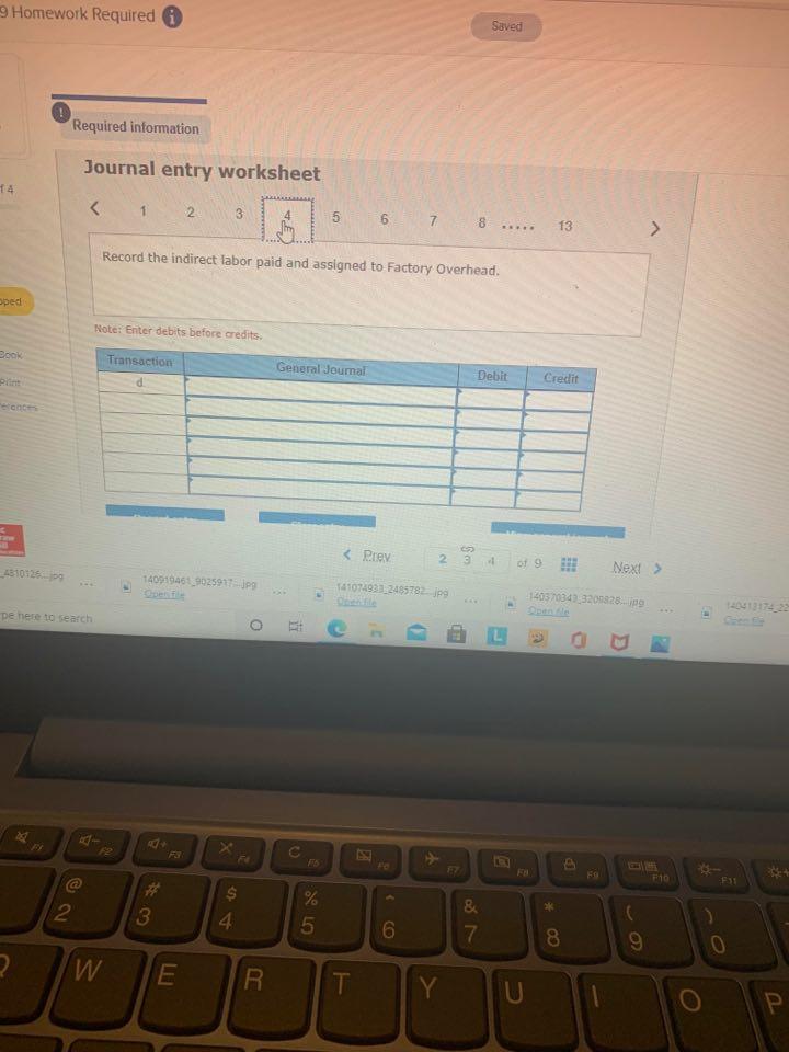 materials, $58,000, indirect labor $28,000; factory rent, $32,000, factory utilities, $21,000 and