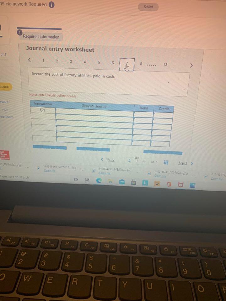 of the three jobs worked on in April follow. Job 306 Job