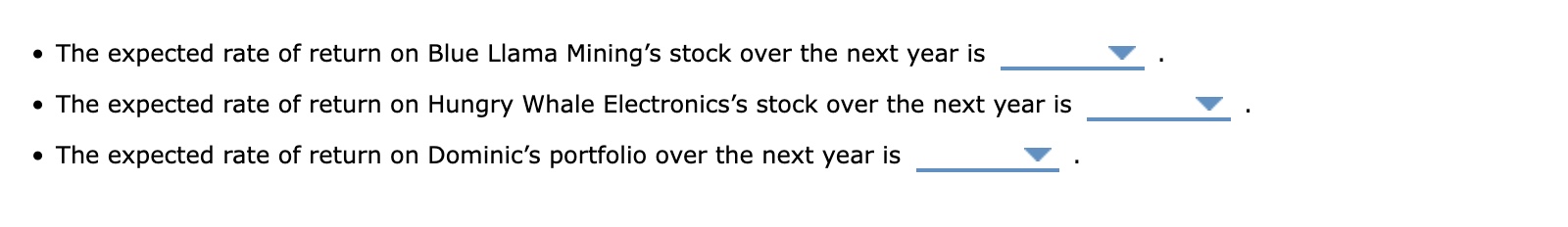 measure of the average (mean) value expected to occur during all possible