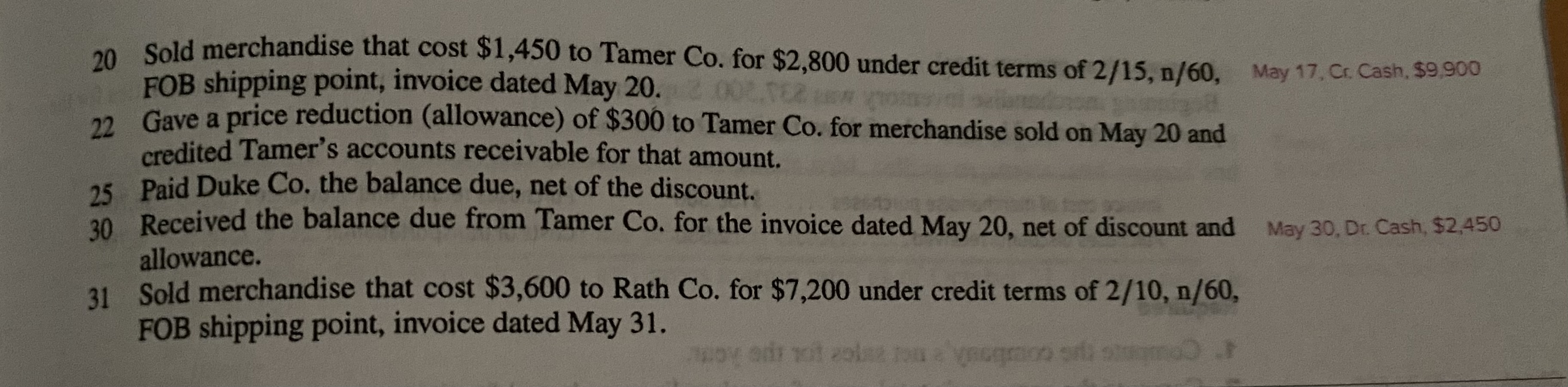 activities P1 P2 Prepare journal entries to record the following merchandising transactions