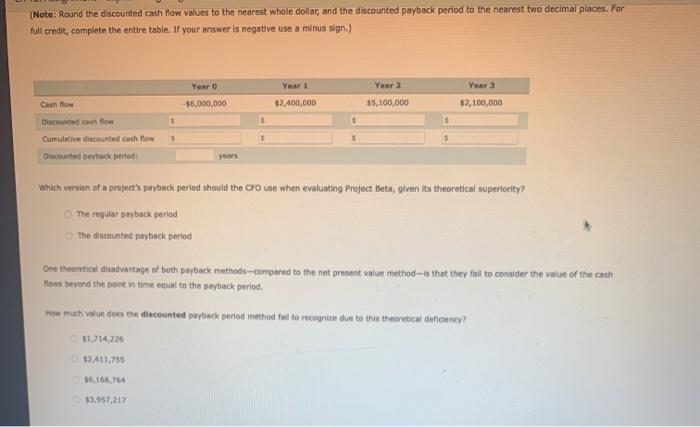 payback period that helps in their capital budgeting decisions. Consider the case