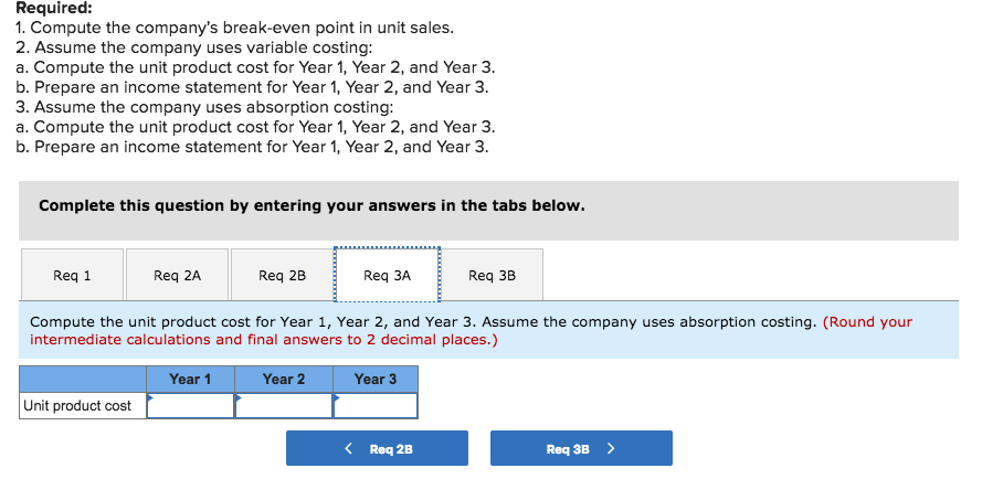 overhead 26 13 Variable selling and administrative Fixed costs per year: s450,000