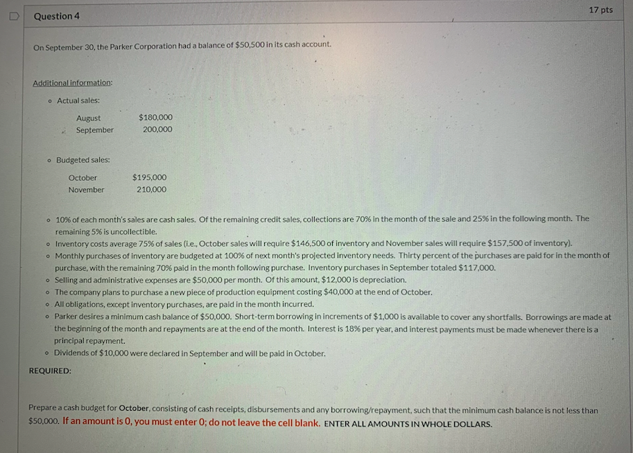  Please help me answer this question, thank you! Question 4 17