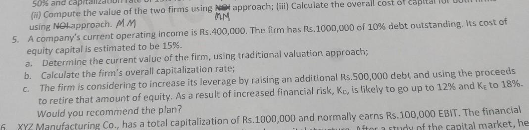  solve the fifth question step by step (ii) Compute the value