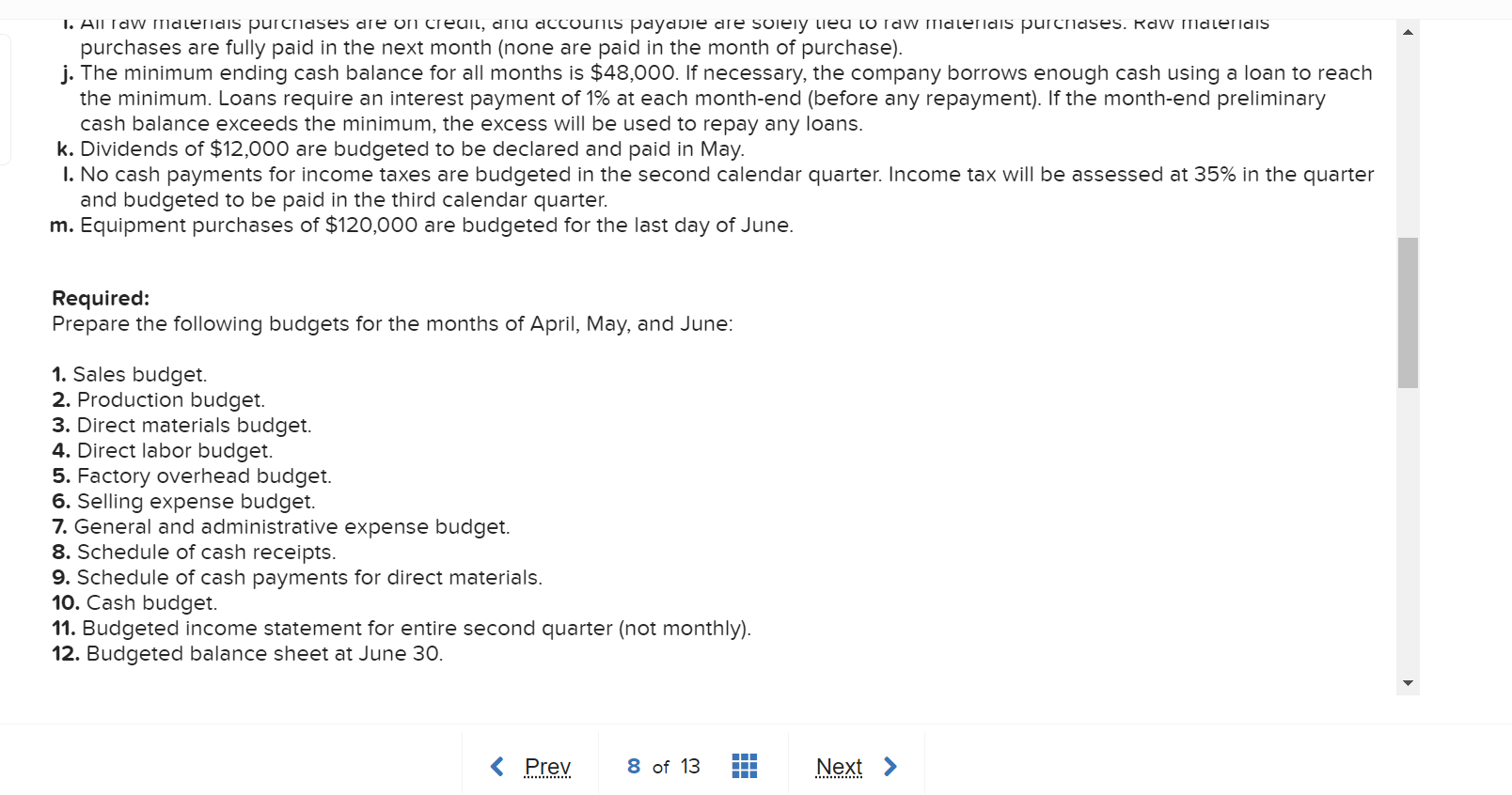 method the problem requires. Please help me. Please help me The management