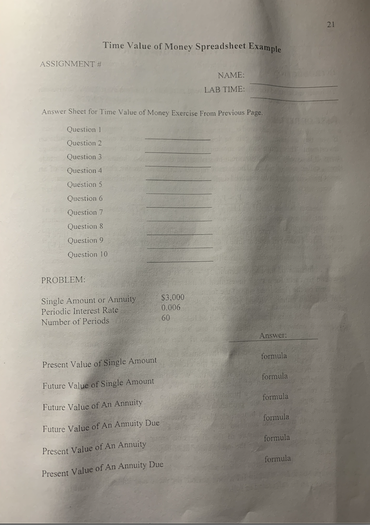 the total number of payment periods in an annuity PMT = the