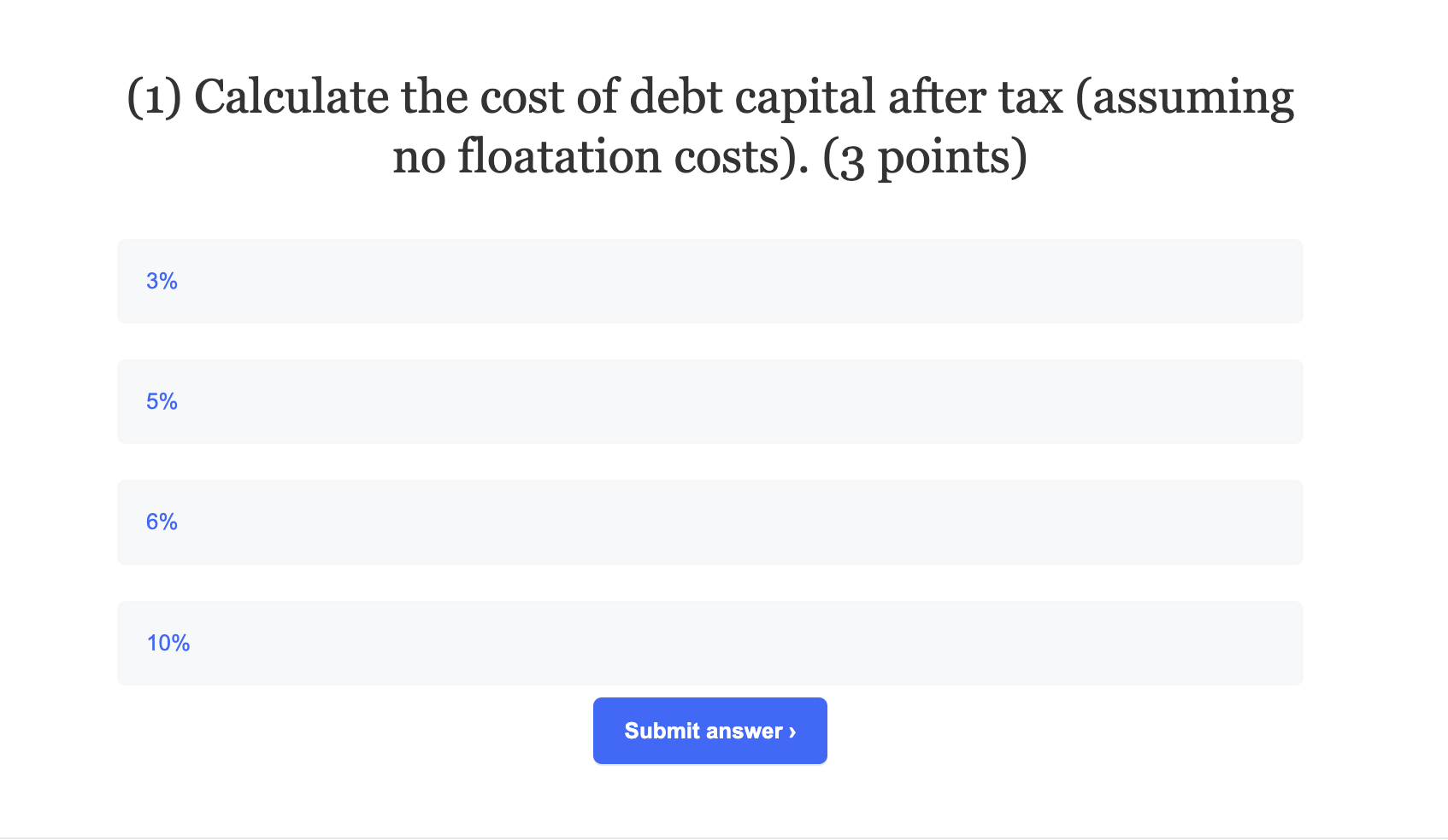 10 years maturity, 8% semiannual coupons, and $1,000 face value is currently
