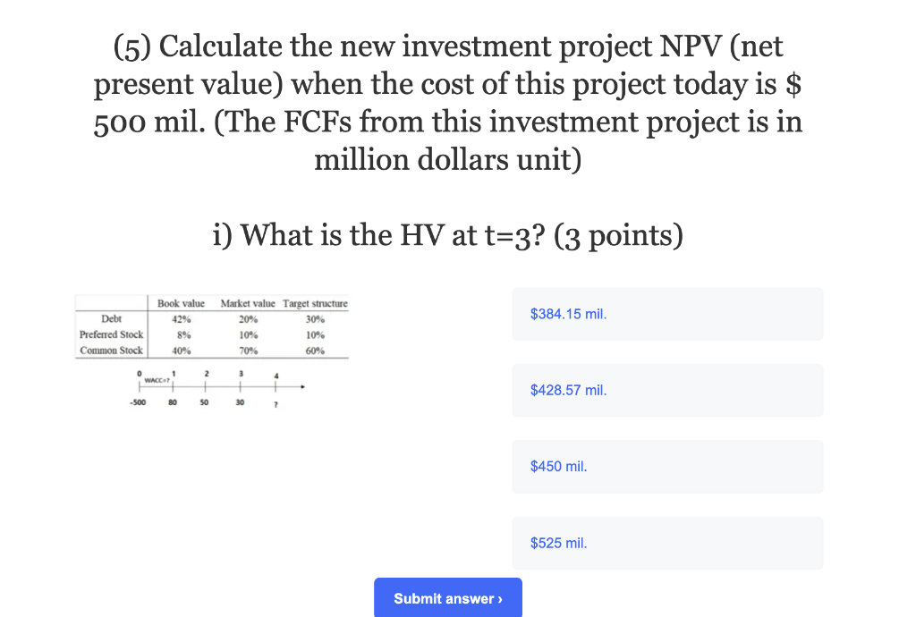 the market risk premium is 8%, and its beta is 1.5. *